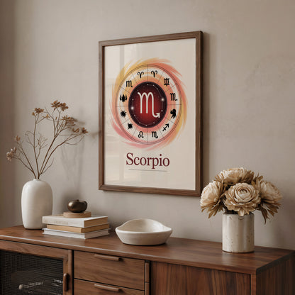 Scorpio Colour Wall Art