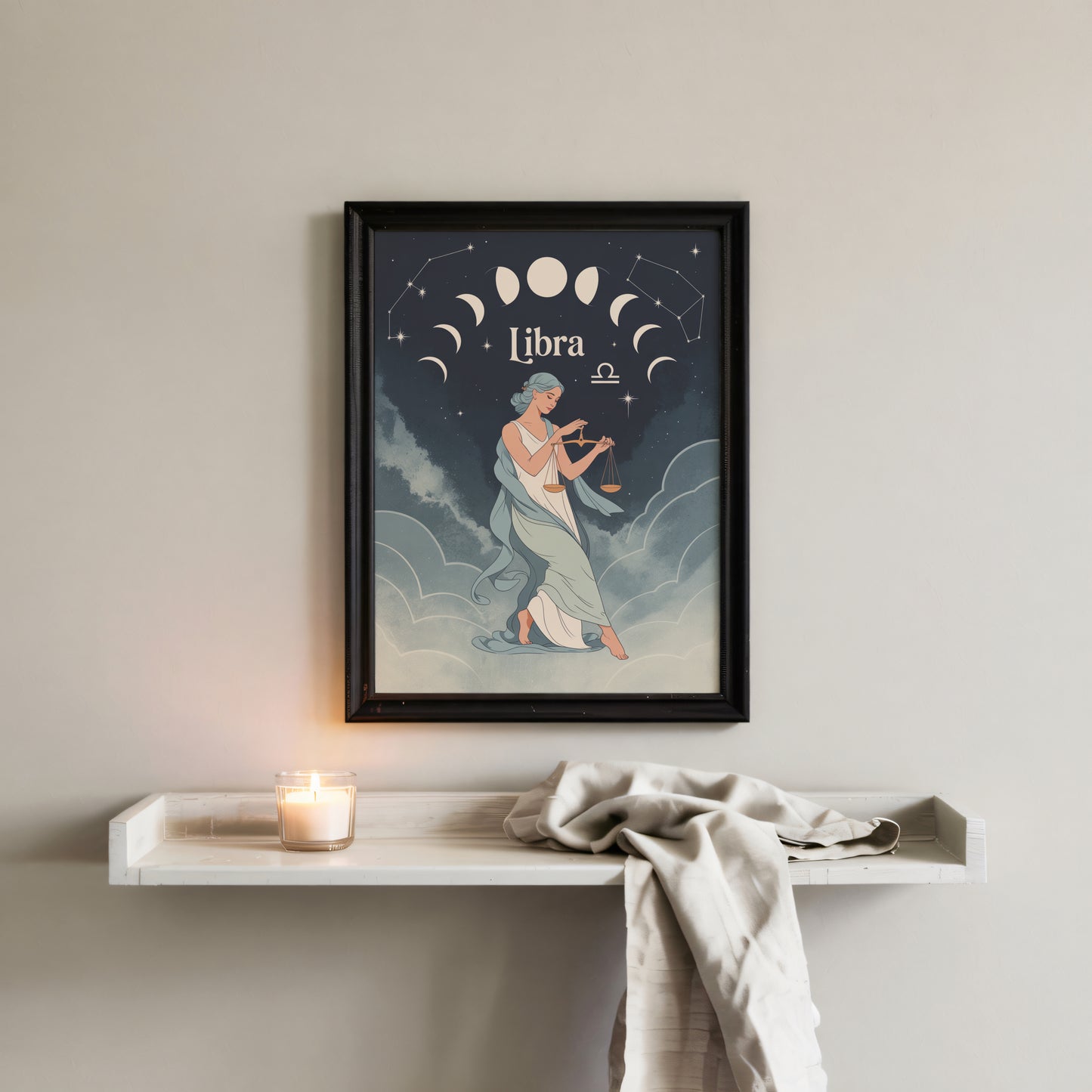 Libra Arc Flat Wall Art