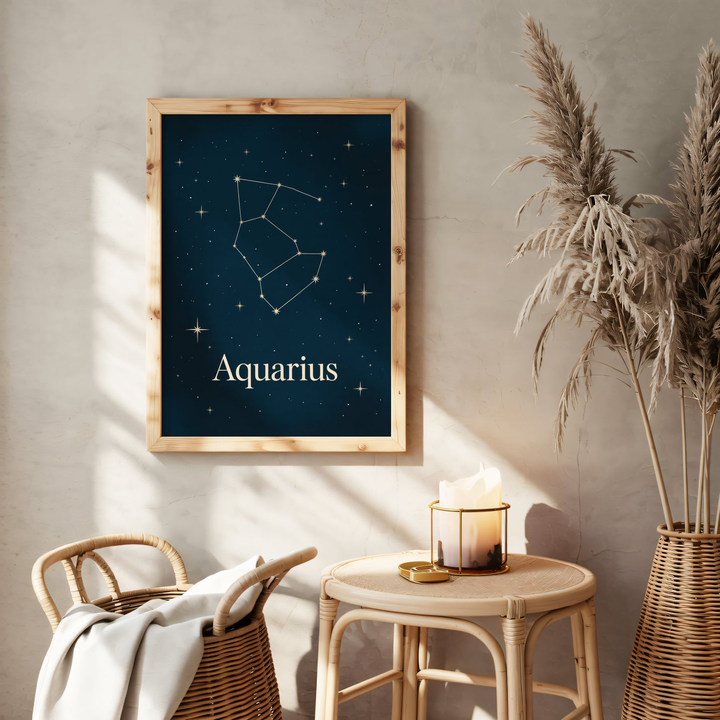Aquarius Points Wall Art