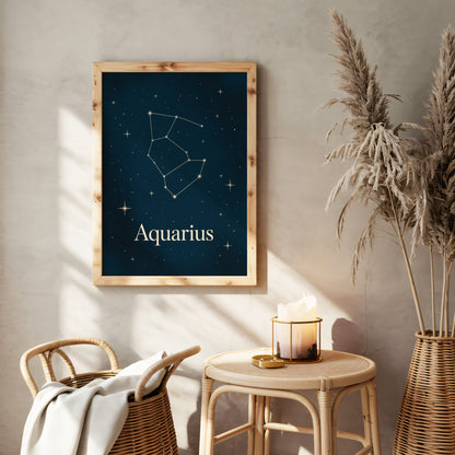 Aquarius Points Wall Art