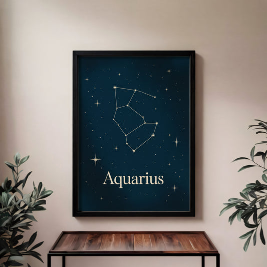 Aquarius Points Wall Art