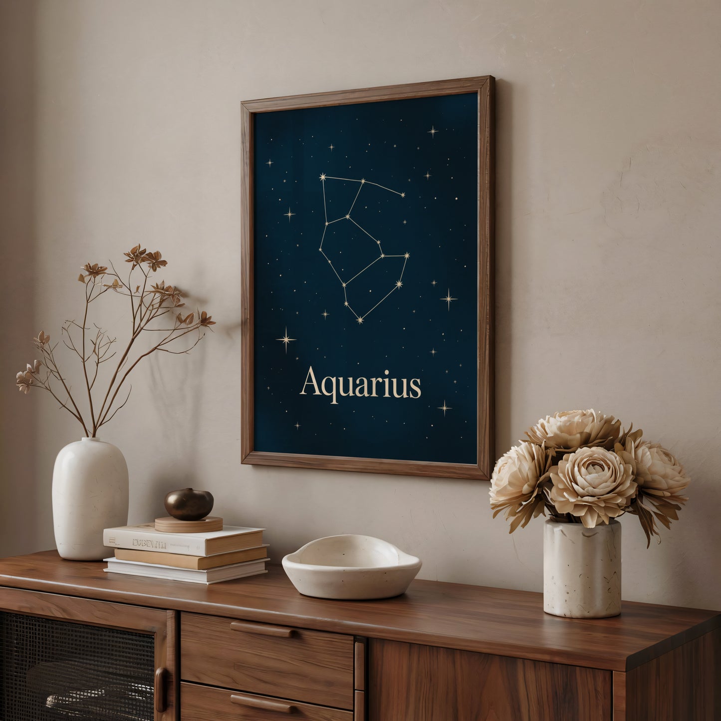 Aquarius Points Wall Art