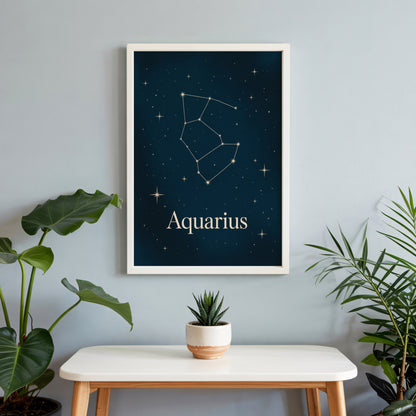 Aquarius Points Wall Art