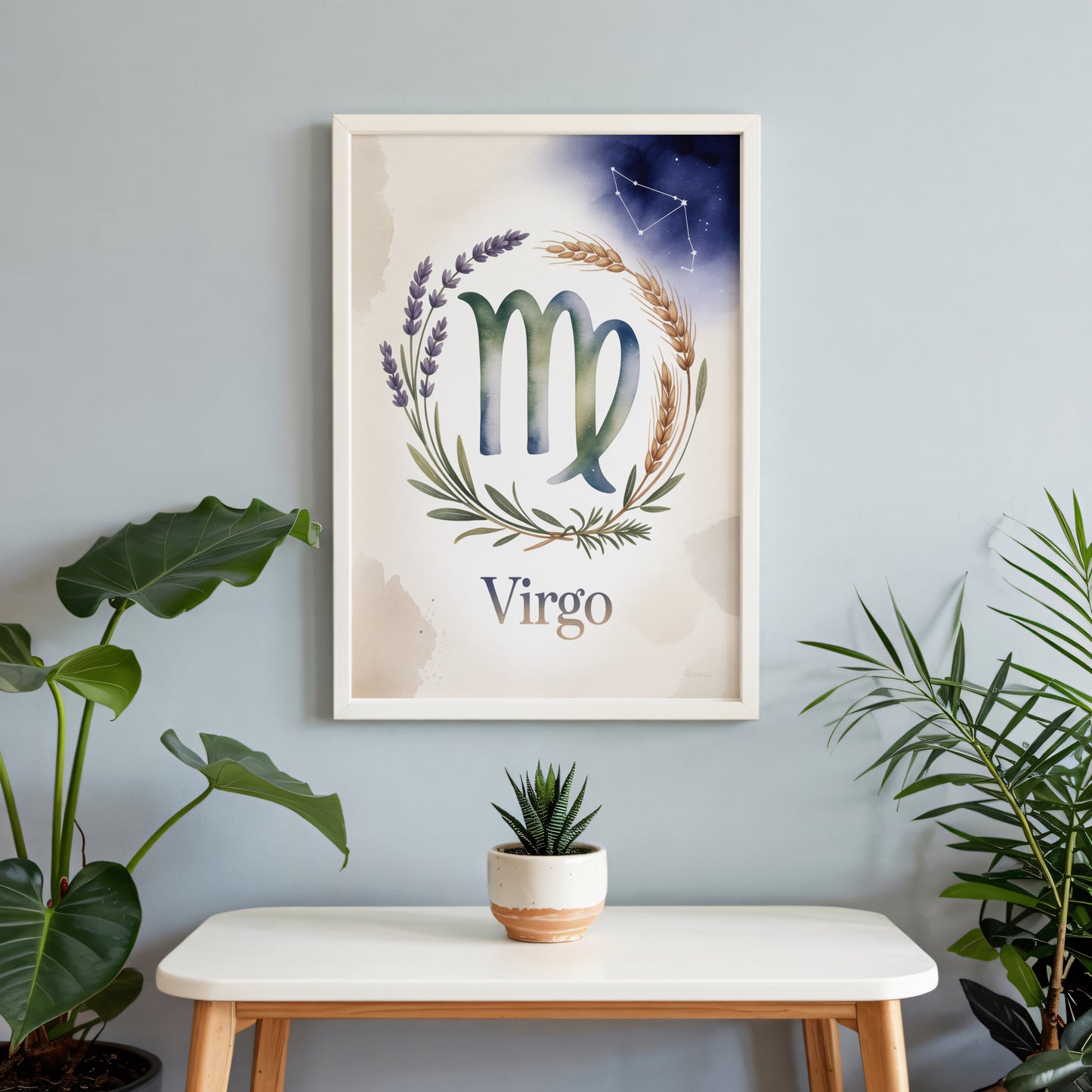 Virgo Intricate Wall Art