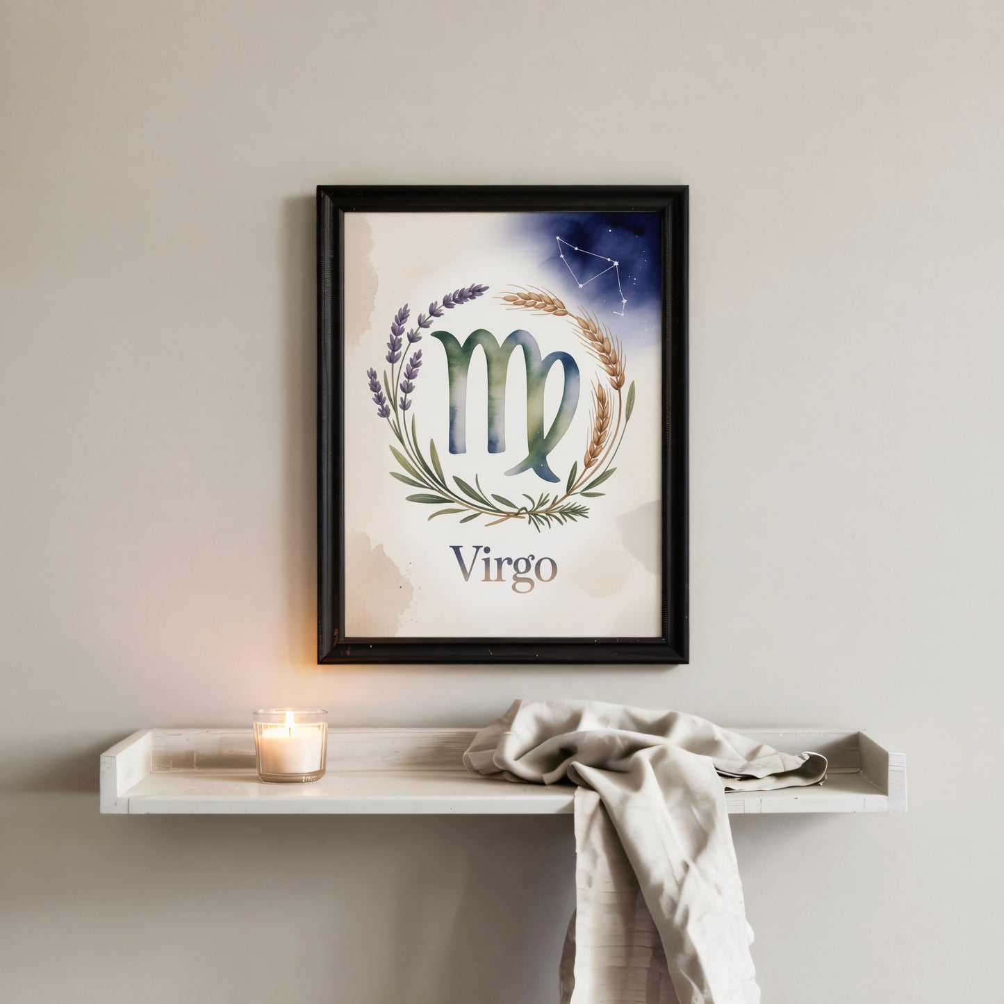 Virgo Intricate Wall Art