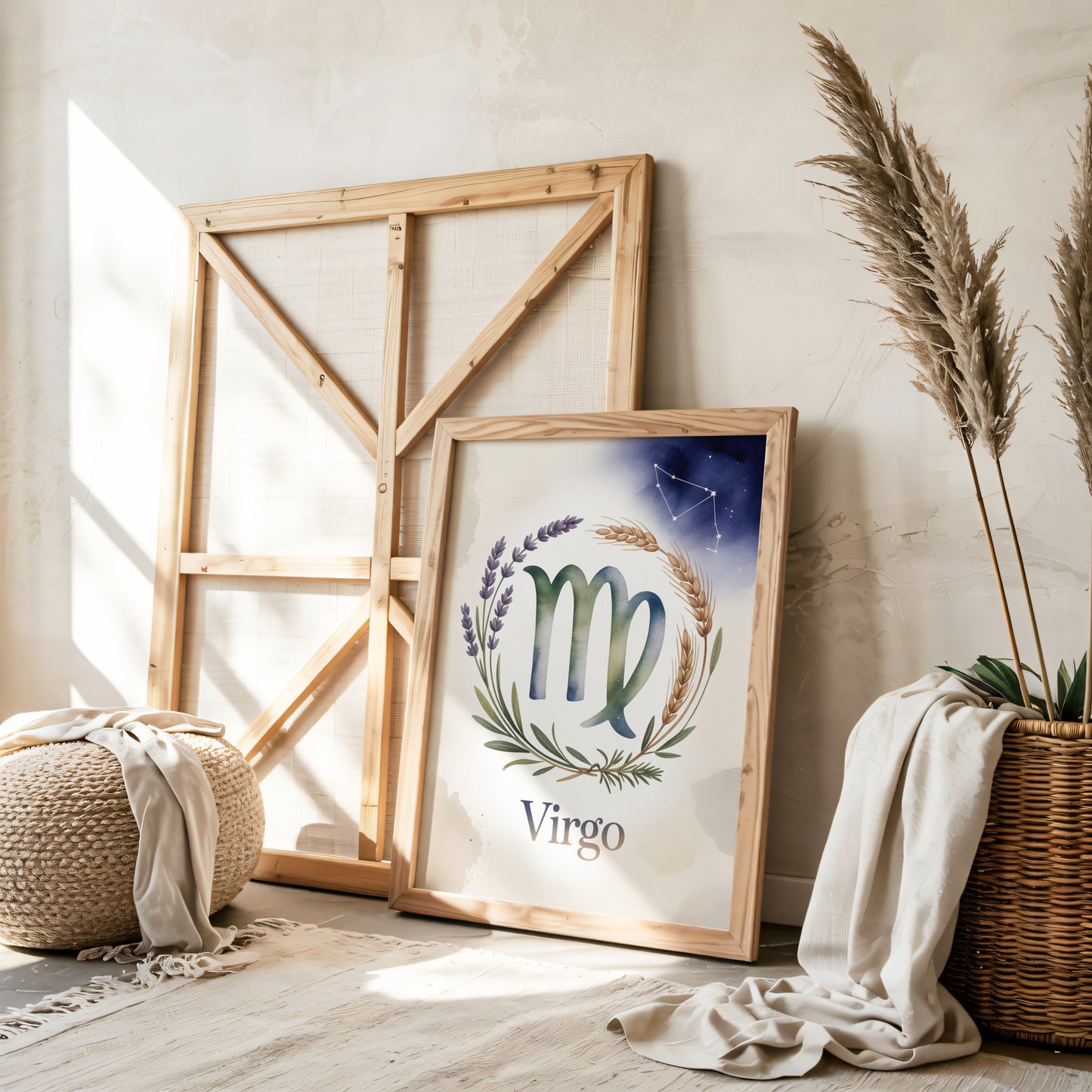 Virgo Intricate Wall Art