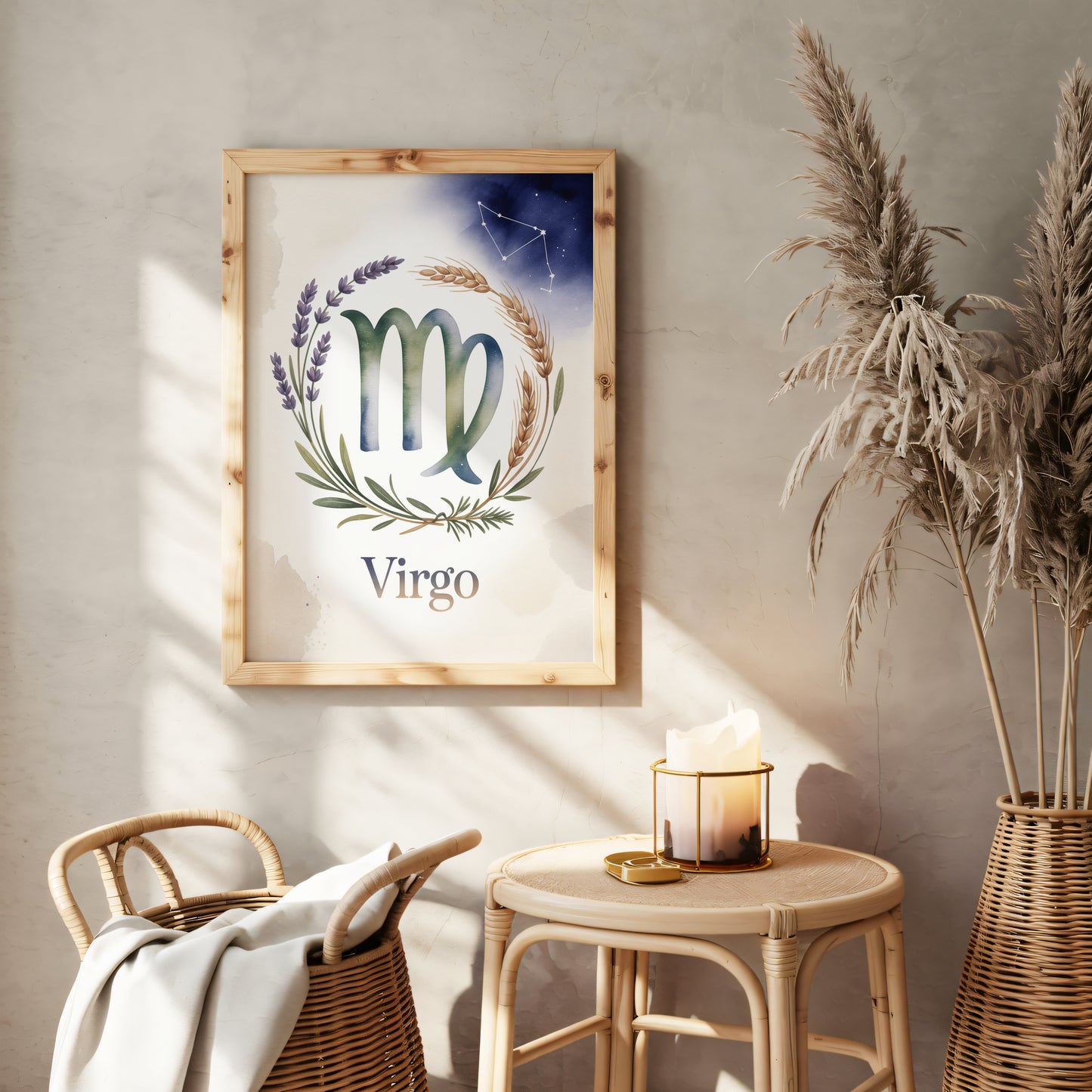 Virgo Intricate Wall Art