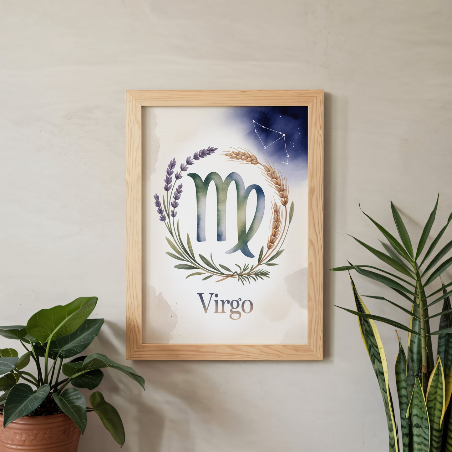 Virgo Intricate Wall Art