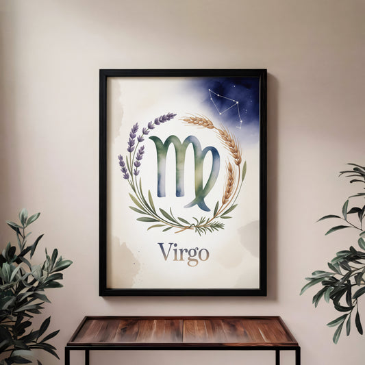 Virgo Intricate Wall Art