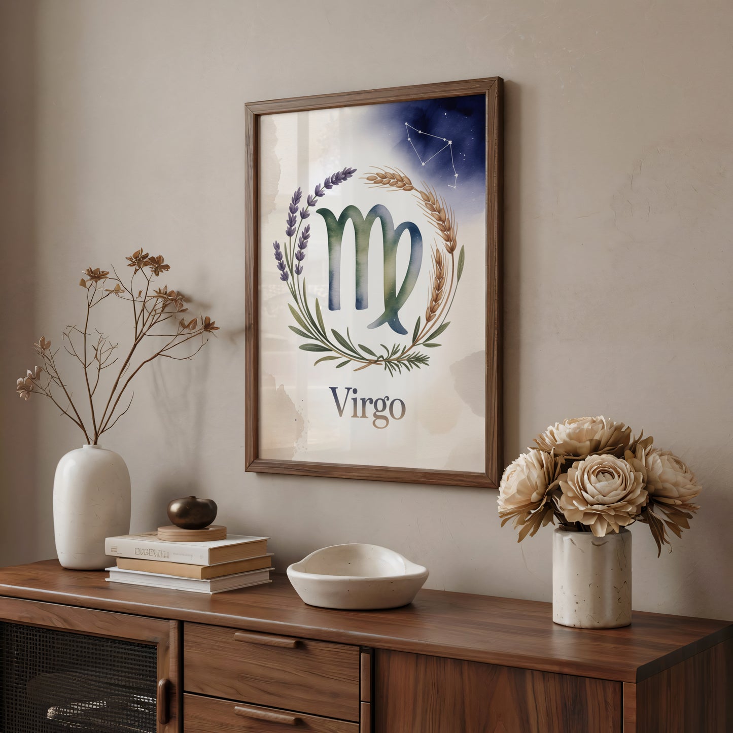 Virgo Intricate Wall Art