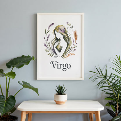 Virgo Earth Wall Art