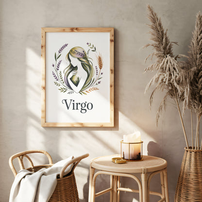 Virgo Earth Wall Art