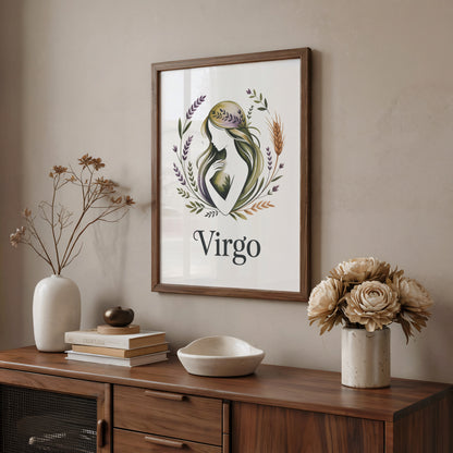 Virgo Earth Wall Art