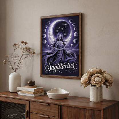 Sagittarius Vivid Wall Art