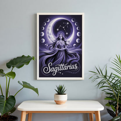 Sagittarius Vivid Wall Art