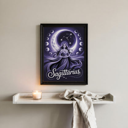 Sagittarius Vivid Wall Art