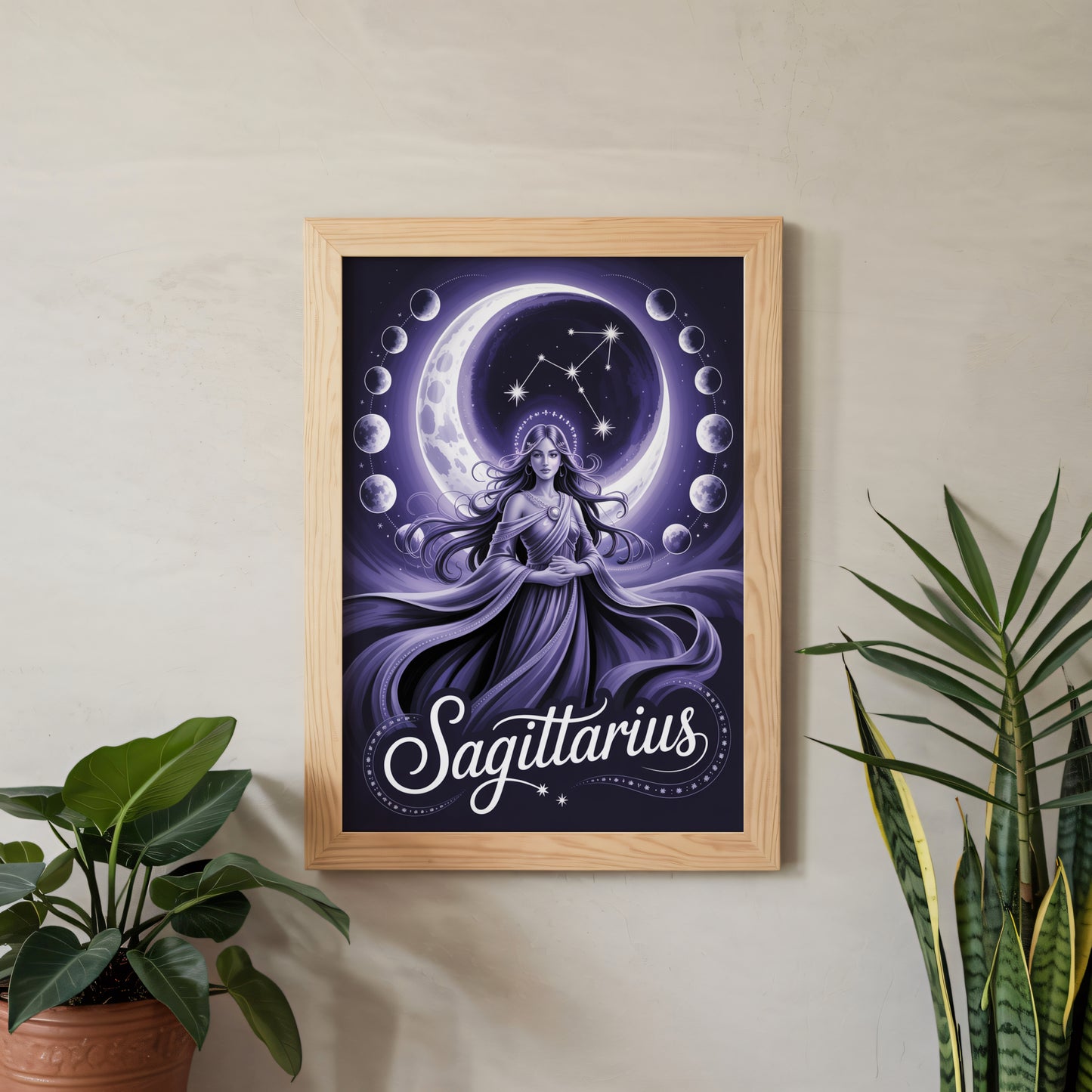 Sagittarius Vivid Wall Art