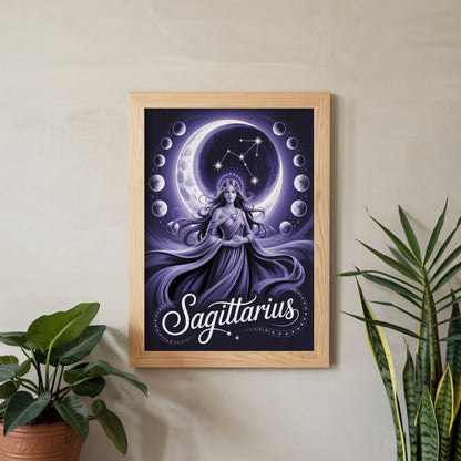 Sagittarius Vivid Wall Art