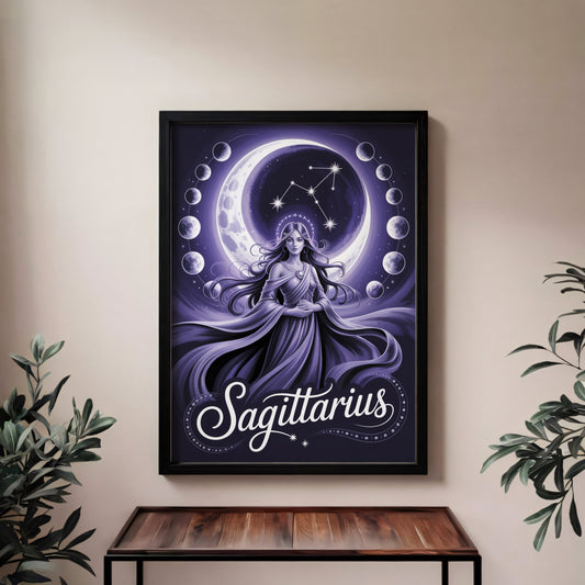 Sagittarius Vivid Wall Art