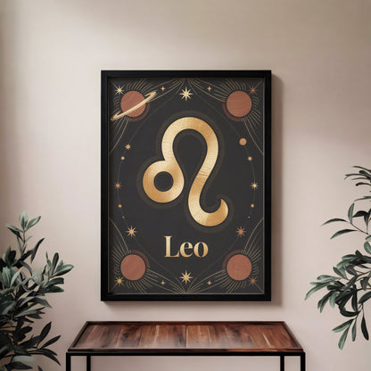 Leo Subtle Wall Art