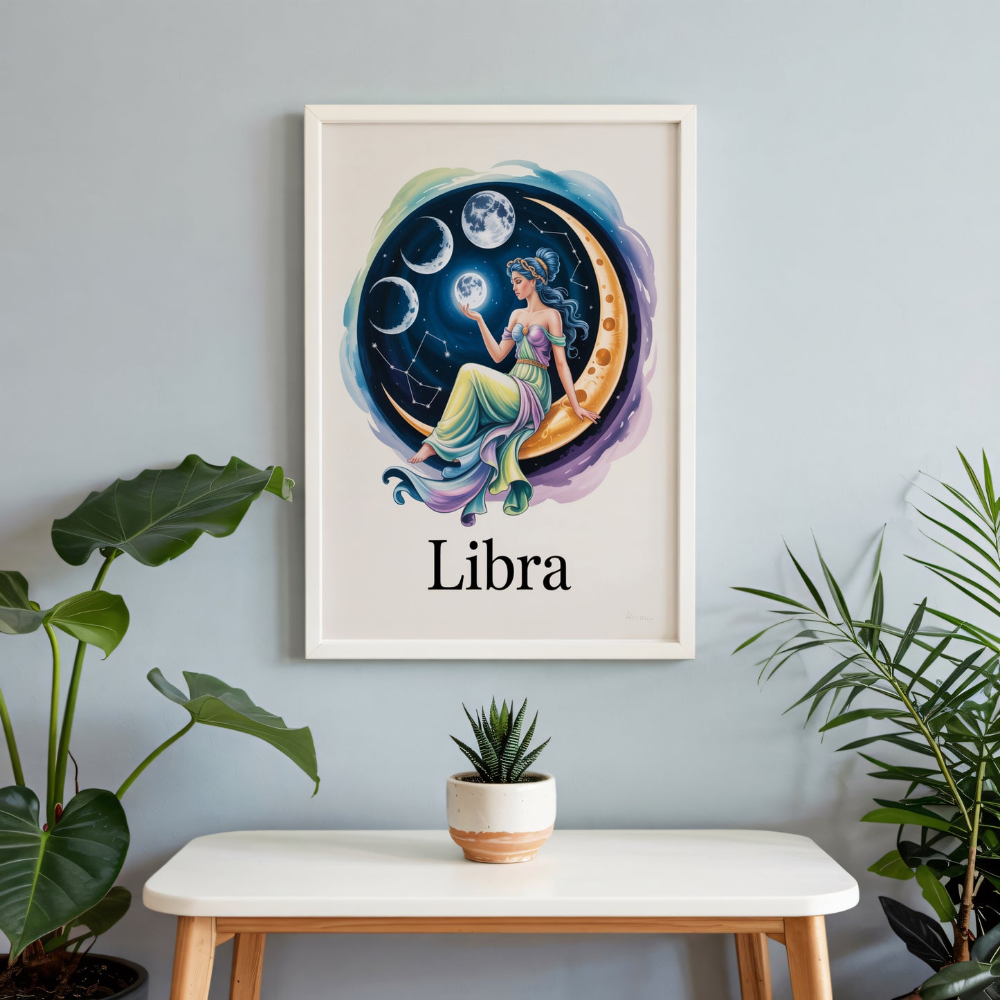 Libra Sure Moon Wall Art