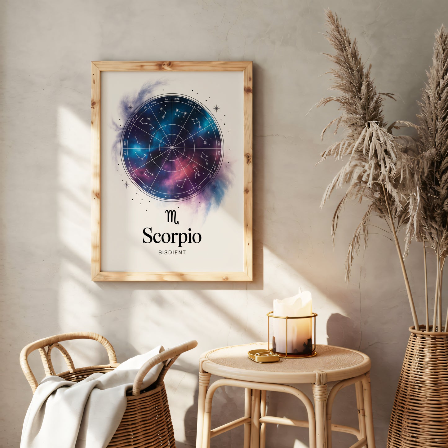 Scorpio Clear Elegant Wall Art