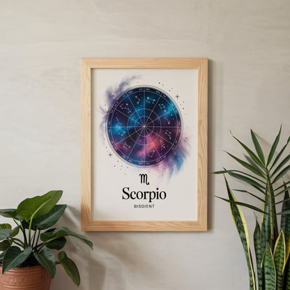Scorpio Clear Elegant Wall Art