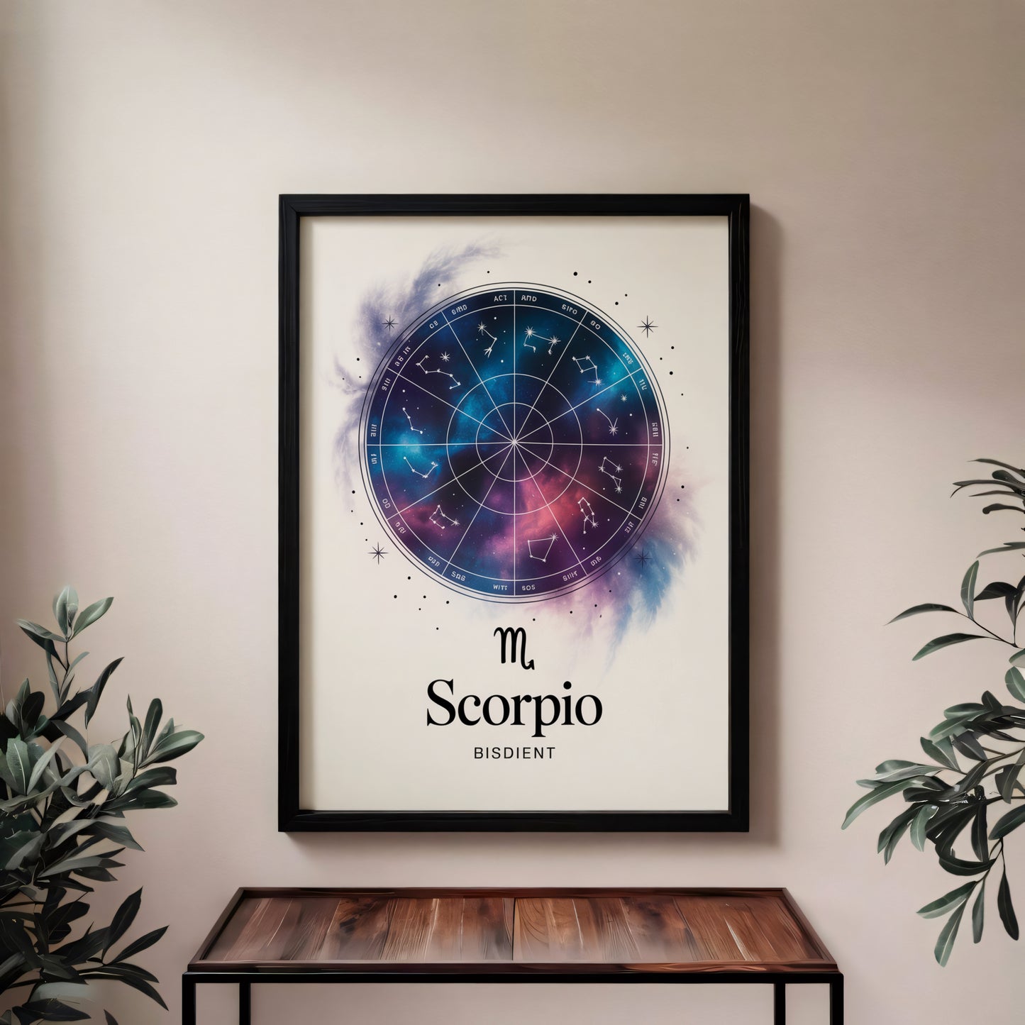 Scorpio Clear Elegant Wall Art