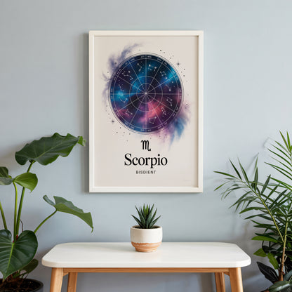 Scorpio Clear Elegant Wall Art