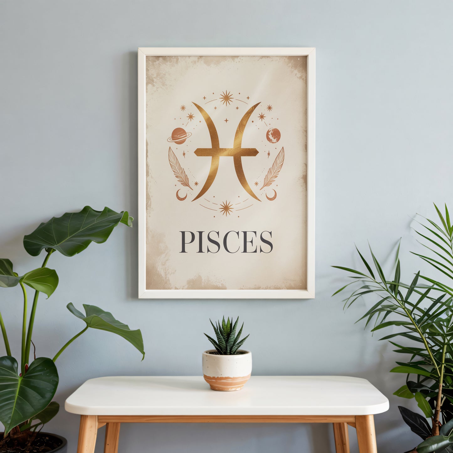 Pisces High Contrast Wall Art
