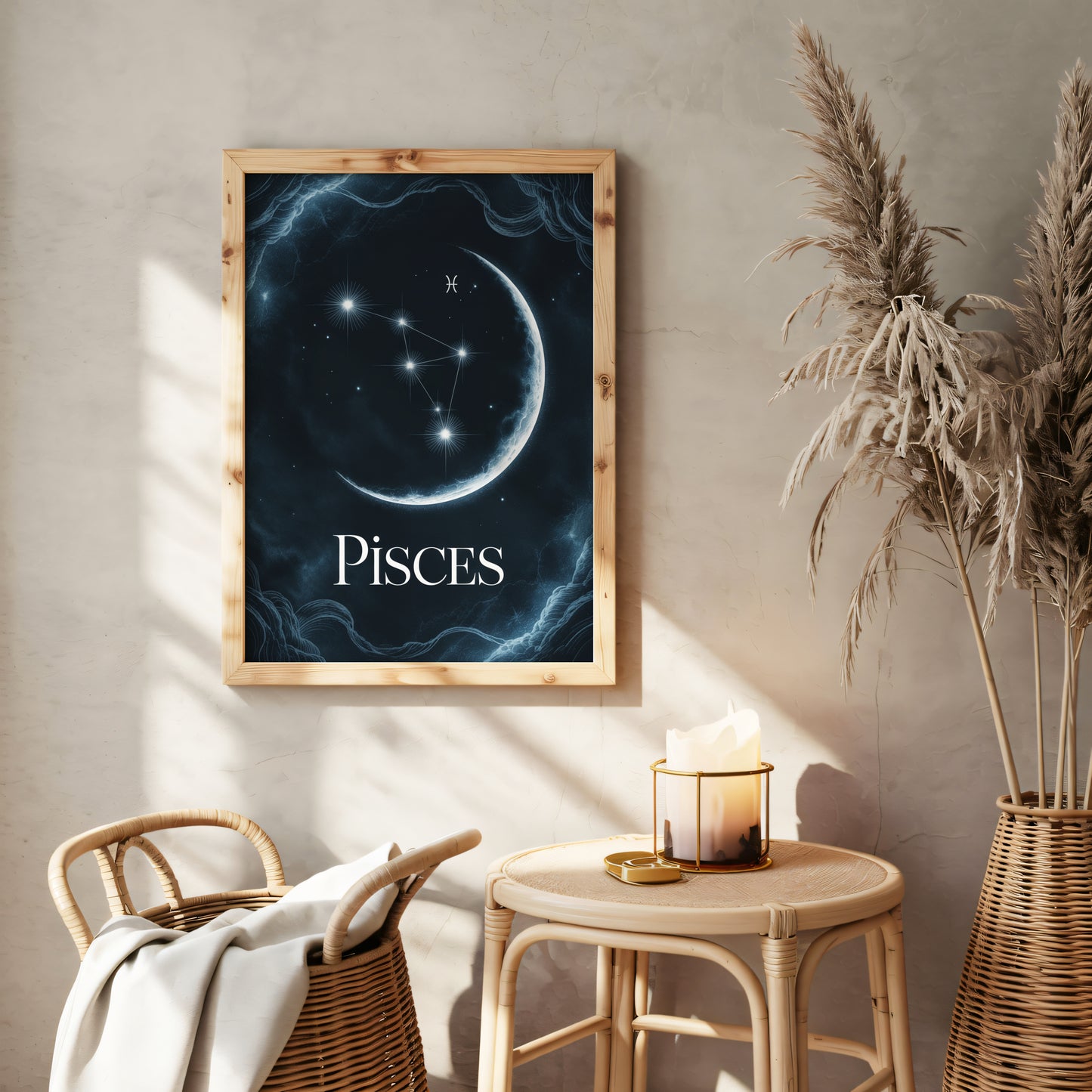 Pisces Celestial Wall Art