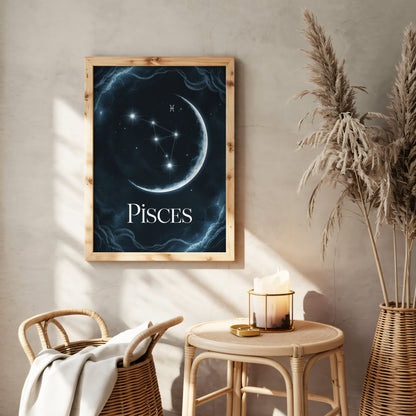 Pisces Celestial Wall Art