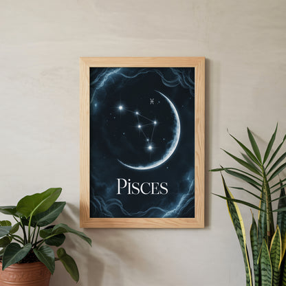 Pisces Celestial Wall Art