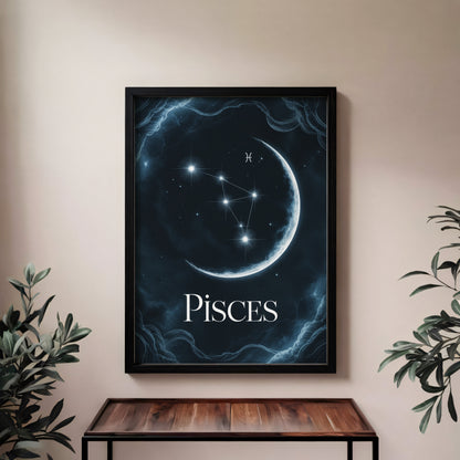 Pisces Celestial Wall Art