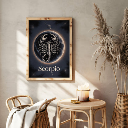 Scorpio Detailed Wall Art