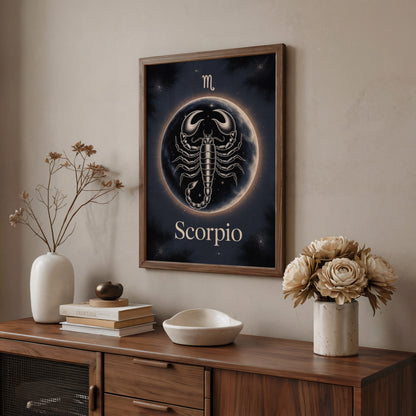 Scorpio Detailed Wall Art