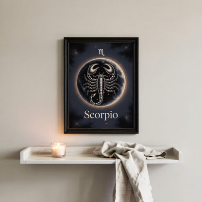 Scorpio Detailed Wall Art