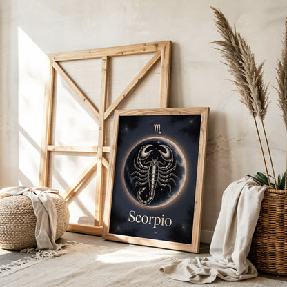 Scorpio Detailed Wall Art
