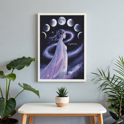 Capricorn Lunar Wall Art