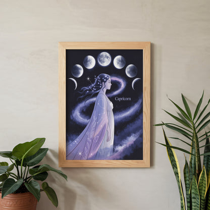 Capricorn Lunar Wall Art