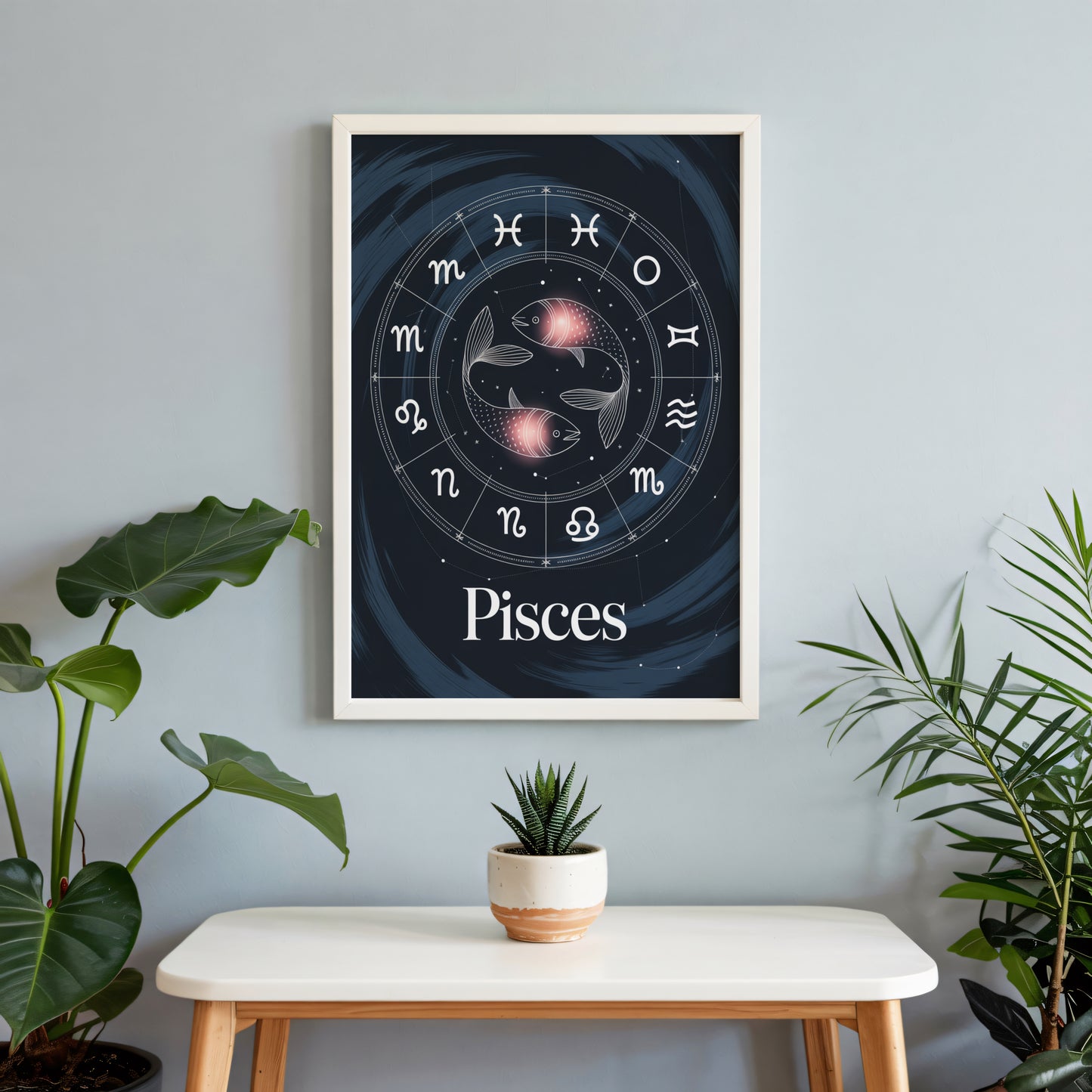 Pisces Circular Wall Art