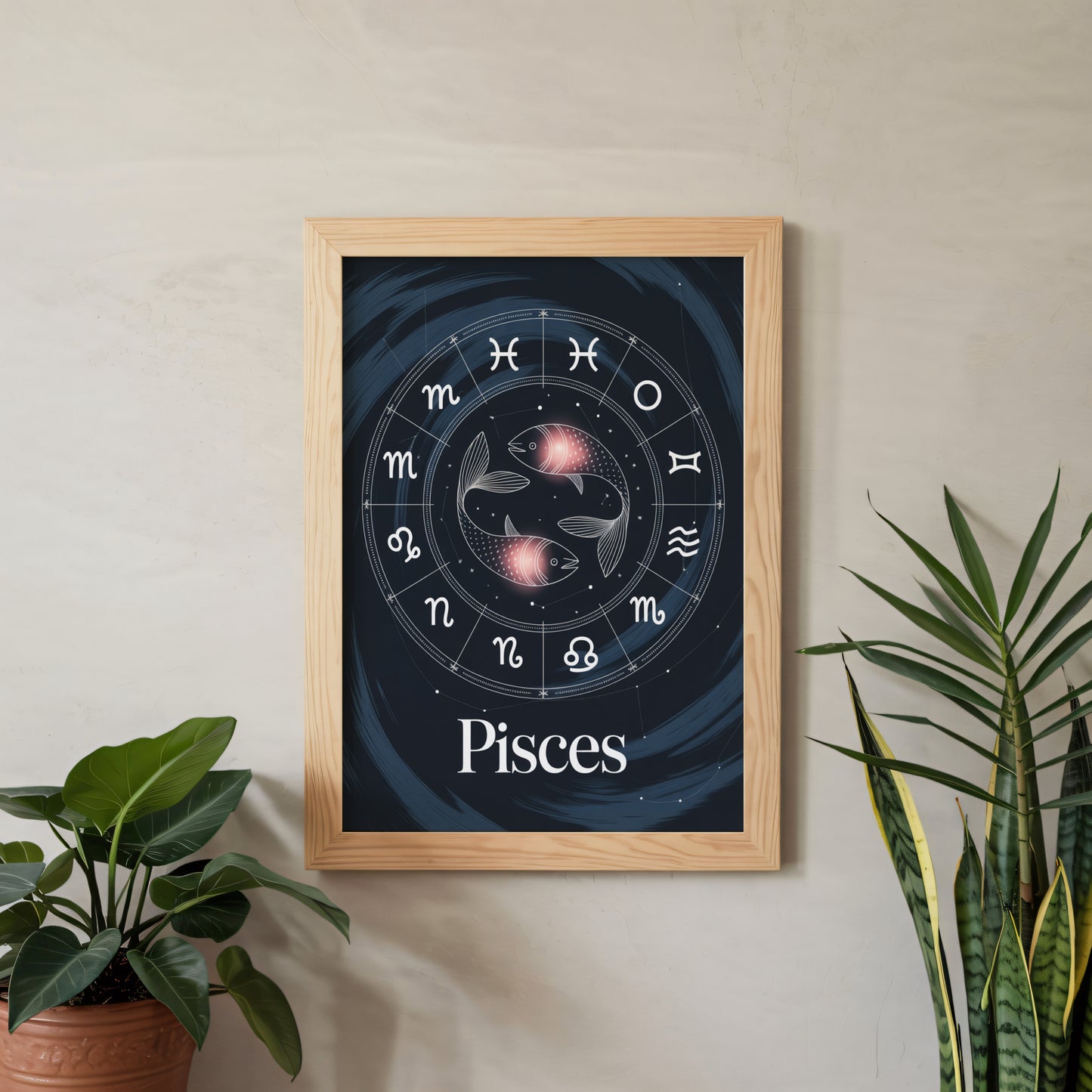 Pisces Circular Wall Art