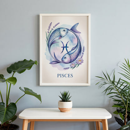 Pisces Delicate Wall Art
