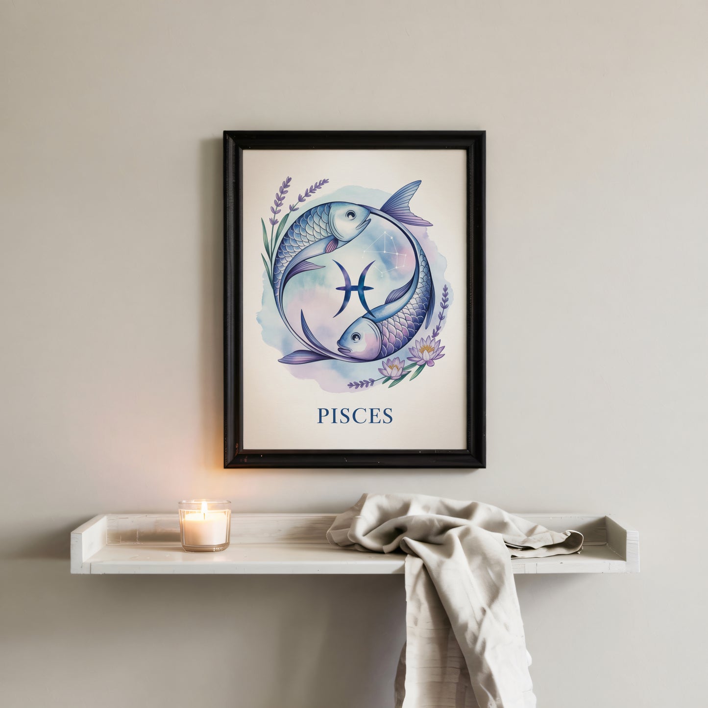 Pisces Delicate Wall Art