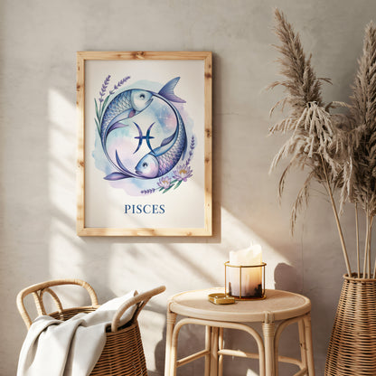 Pisces Delicate Wall Art