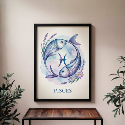 Pisces Delicate Wall Art