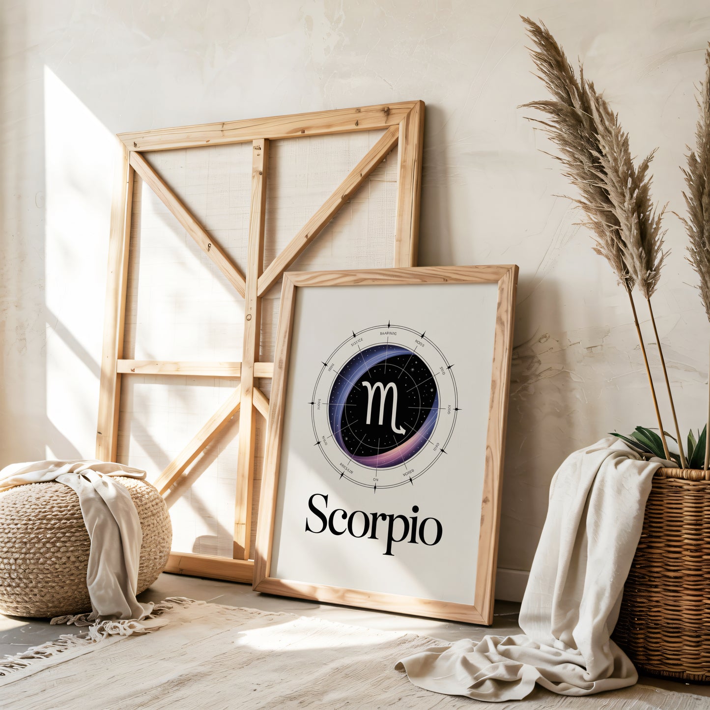 Scorpio Birth Clear Wall Art
