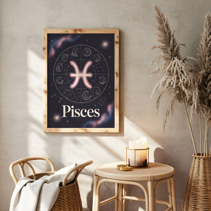 Pisces Colour Wall Art