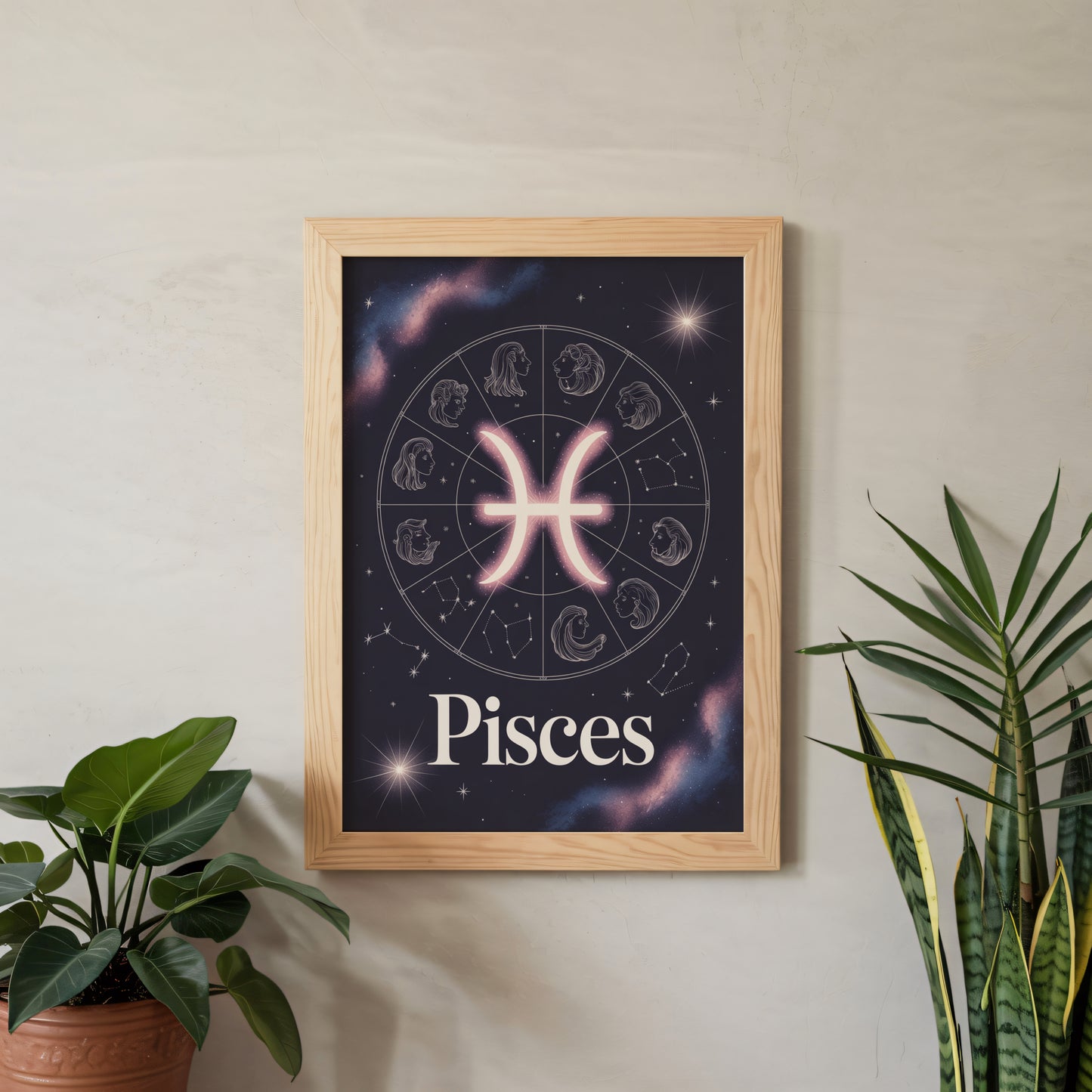 Pisces Colour Wall Art