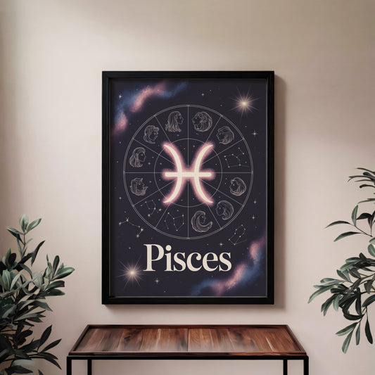 Pisces Colour Wall Art